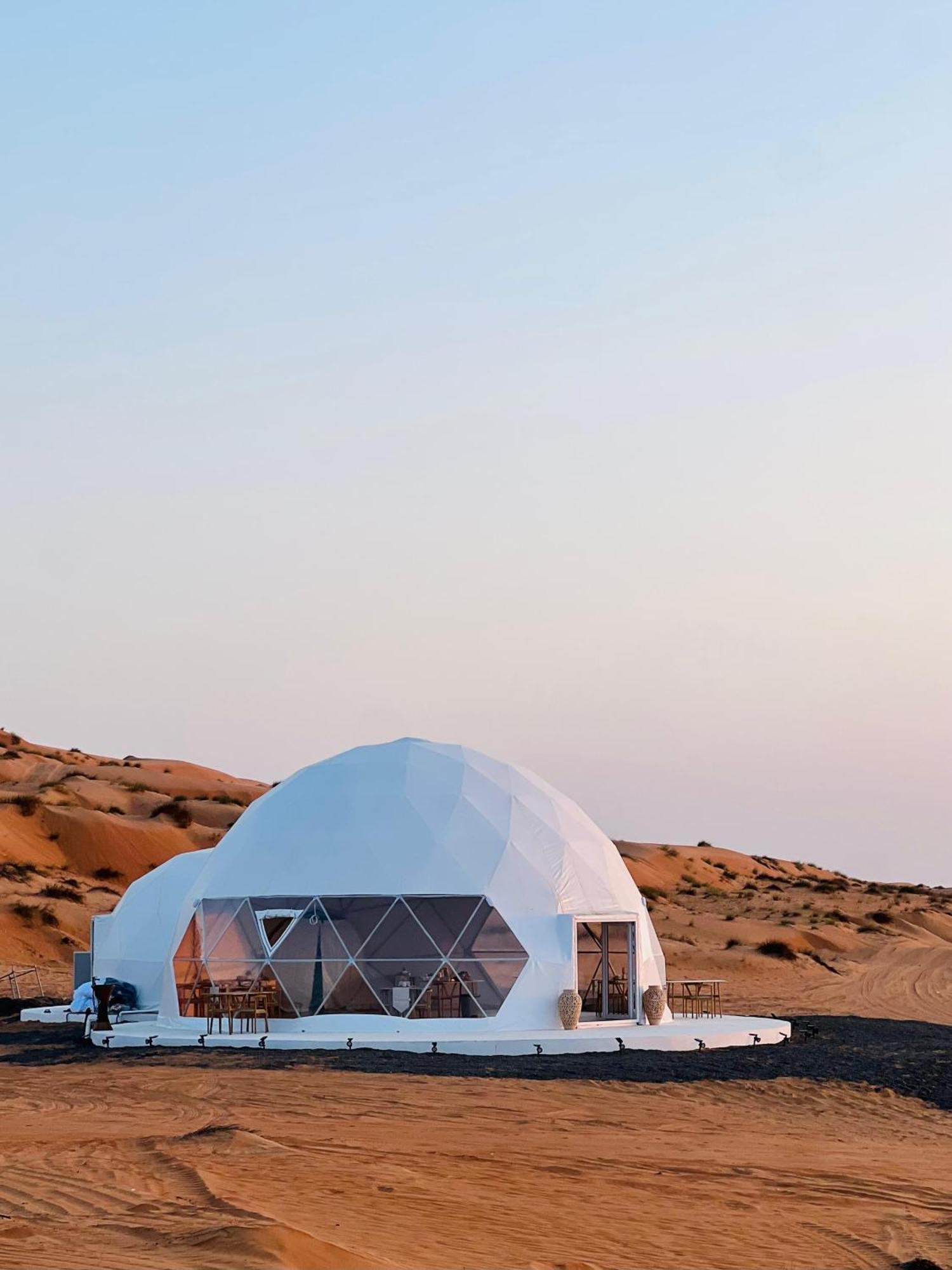 מלון Al Wāşil Bubbles Domes Private Cmp מראה חיצוני תמונה
