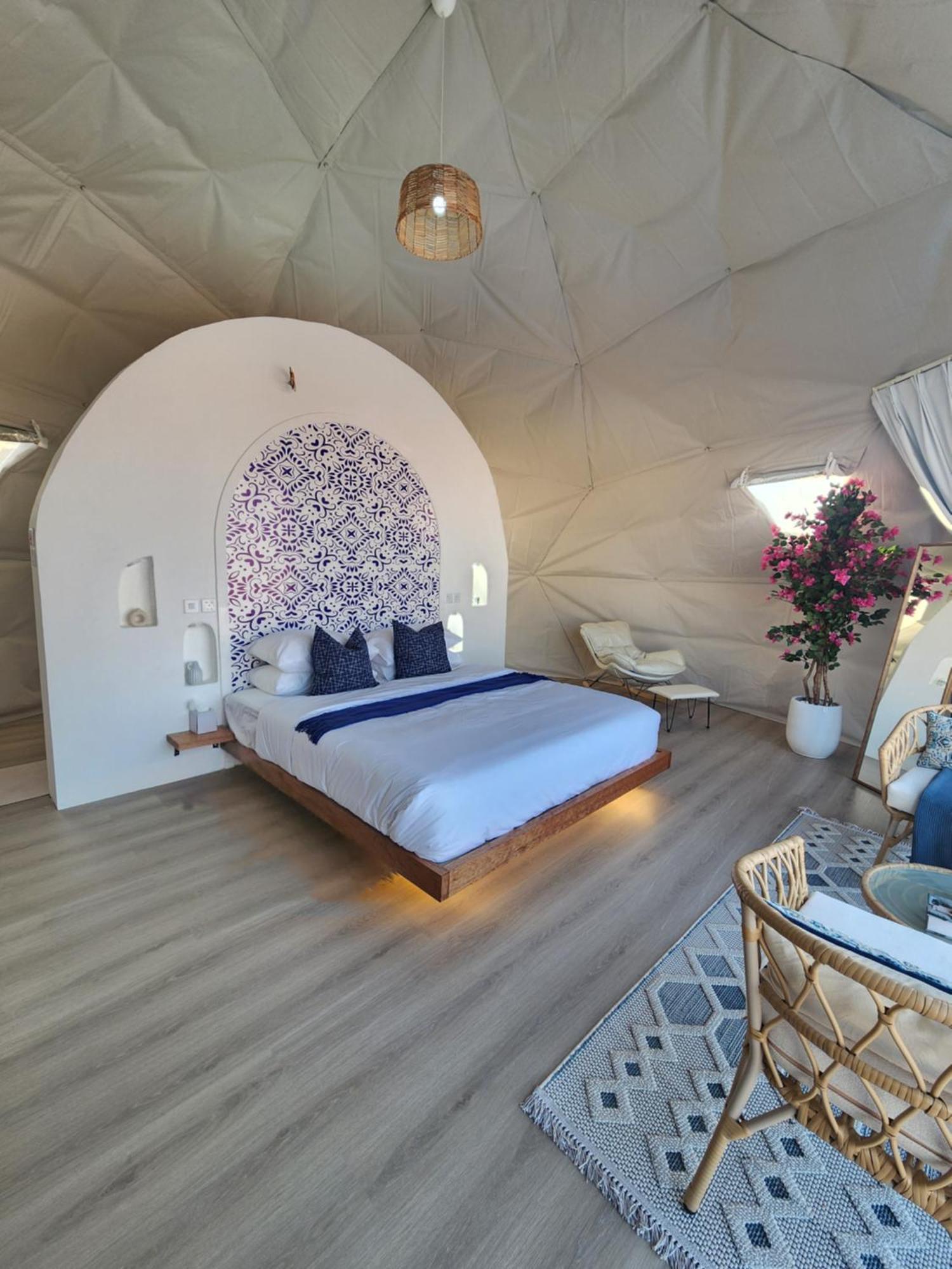 מלון Al Wāşil Bubbles Domes Private Cmp מראה חיצוני תמונה