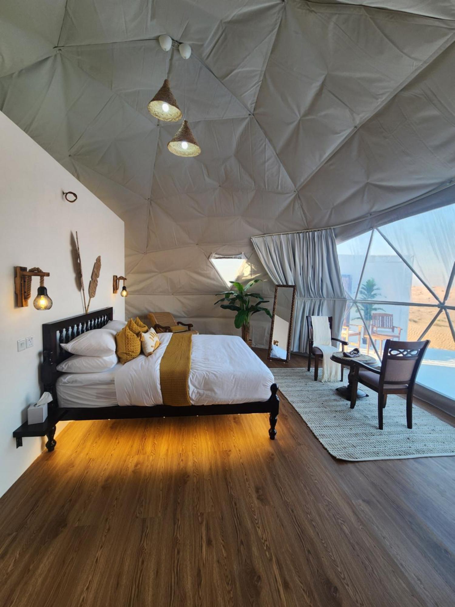 מלון Al Wāşil Bubbles Domes Private Cmp חדר תמונה