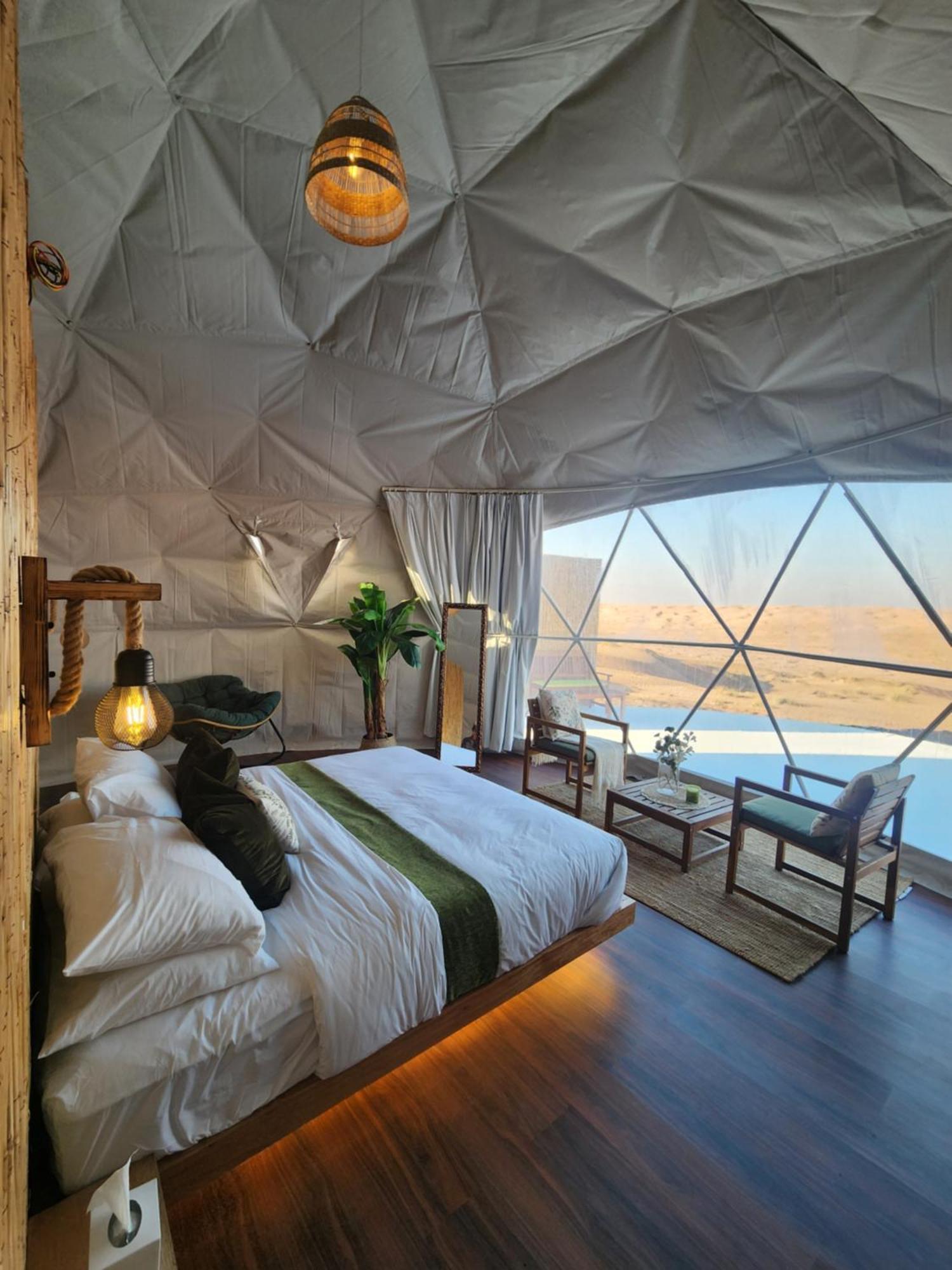 מלון Al Wāşil Bubbles Domes Private Cmp חדר תמונה