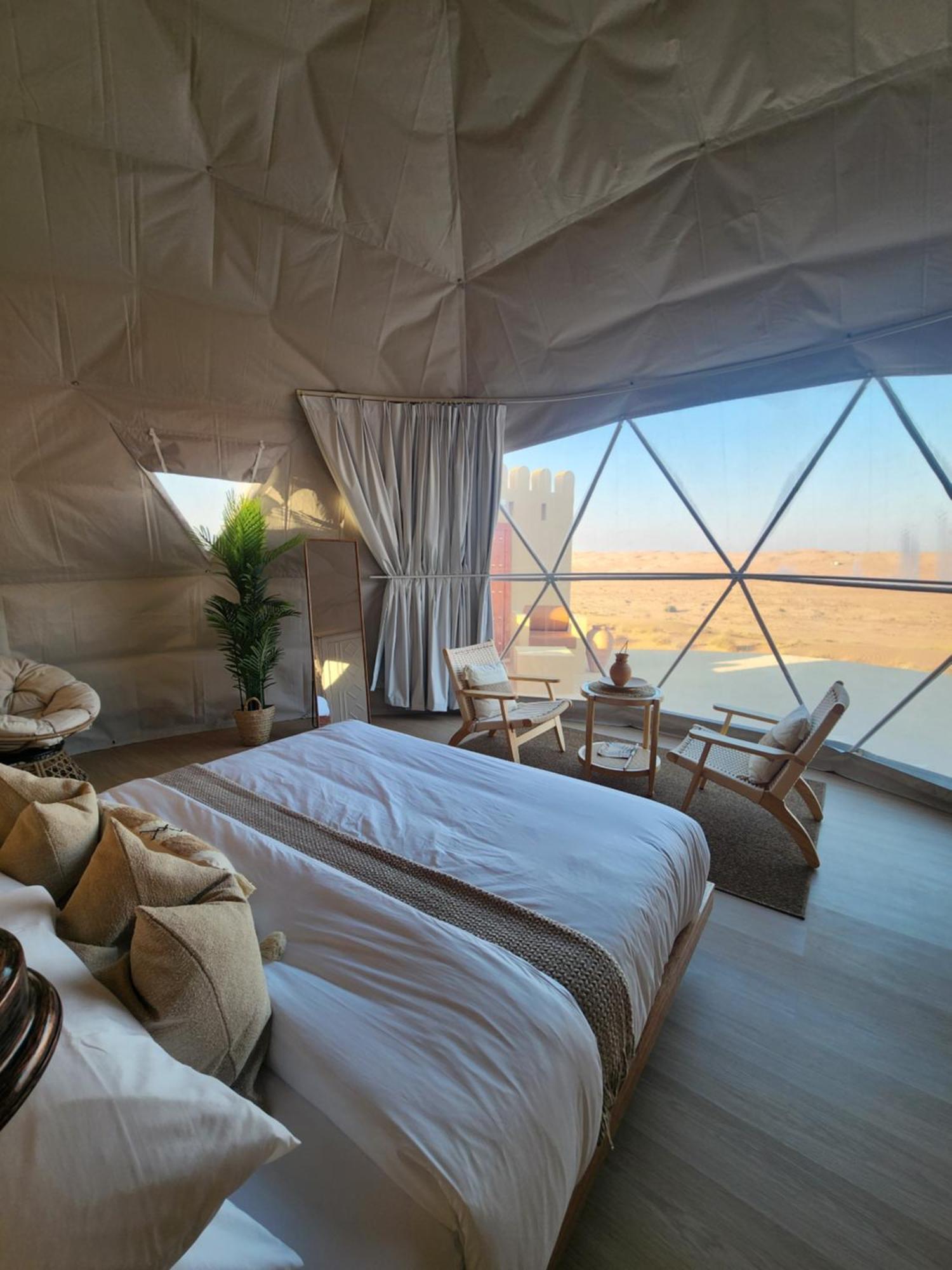 מלון Al Wāşil Bubbles Domes Private Cmp חדר תמונה
