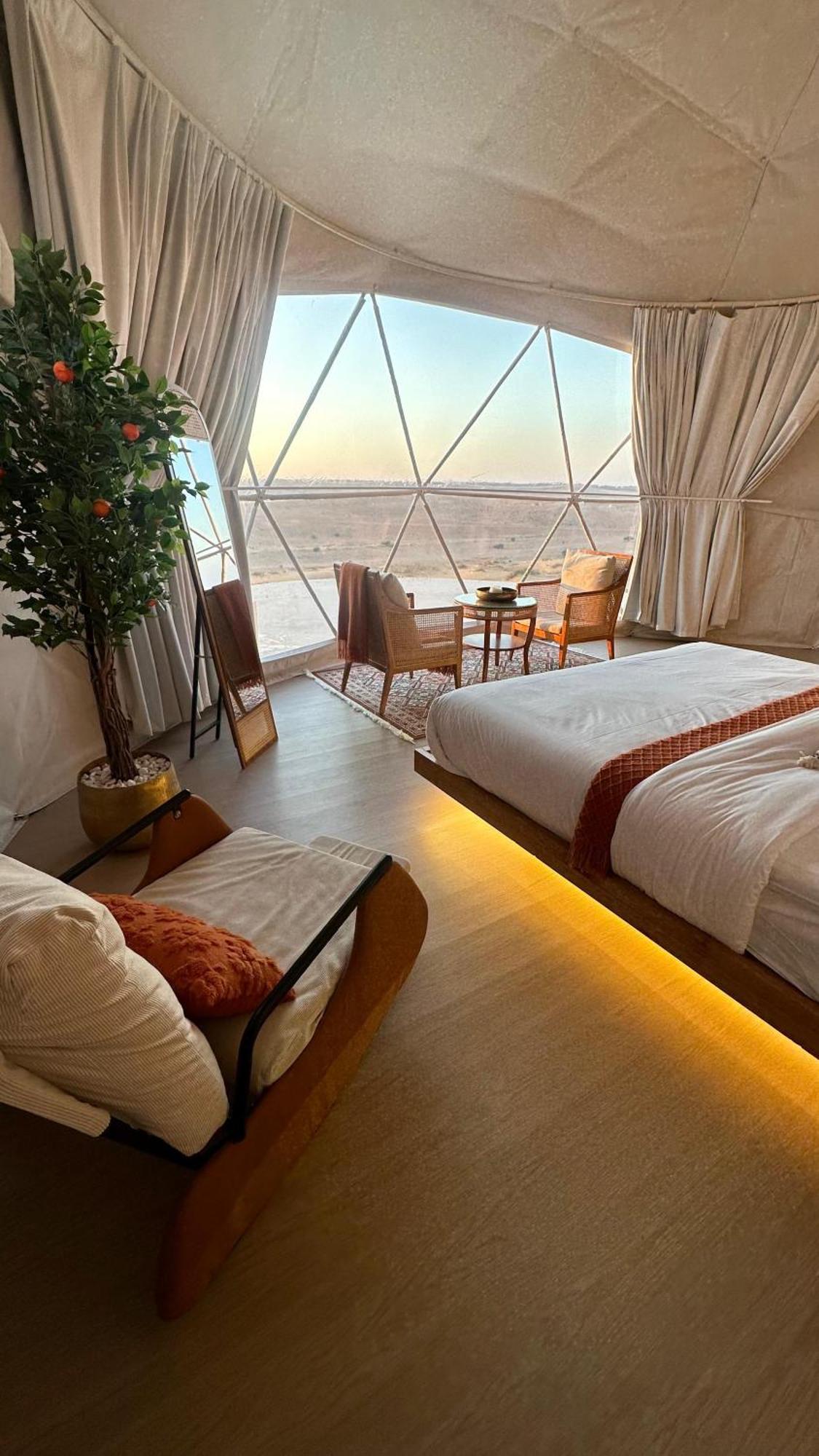 מלון Al Wāşil Bubbles Domes Private Cmp חדר תמונה