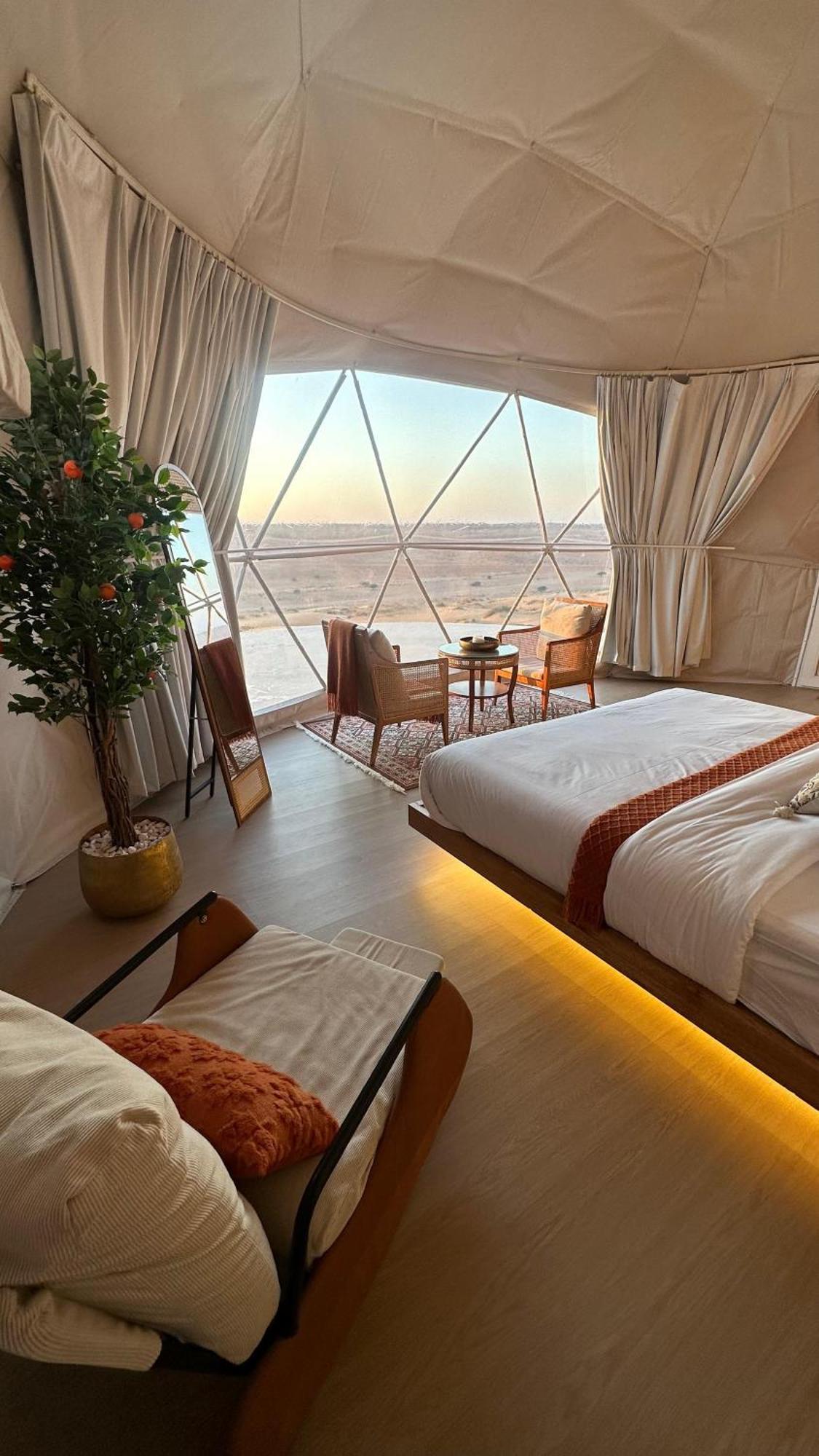 מלון Al Wāşil Bubbles Domes Private Cmp חדר תמונה