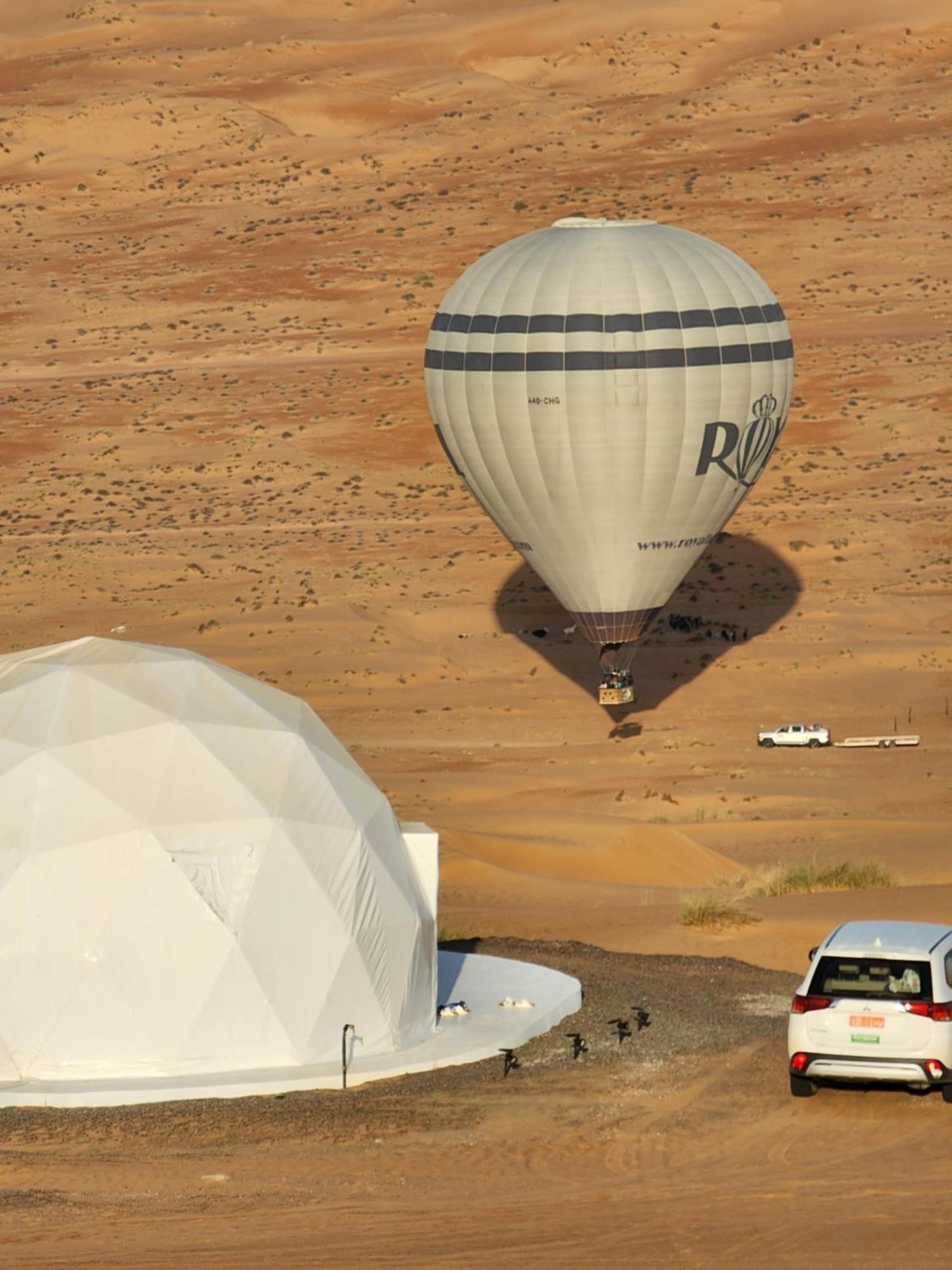 מלון Al Wāşil Bubbles Domes Private Cmp מראה חיצוני תמונה